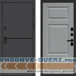 Дверь  Termo Door Тренд Графит Лион Grey софт